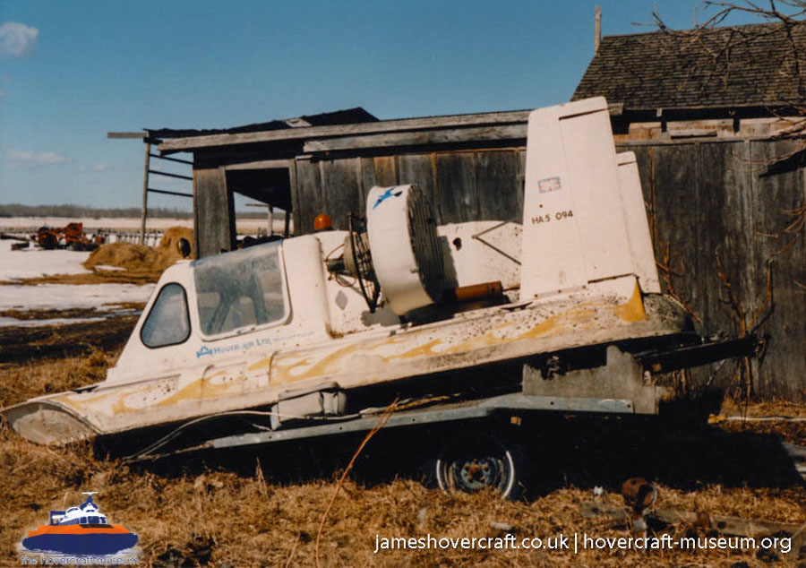 Hoverhawk HA5 derelict -  (credit: The <a href='http://www.hovercraft-museum.org/' target='_blank'>Hovercraft Museum Trust</a>).